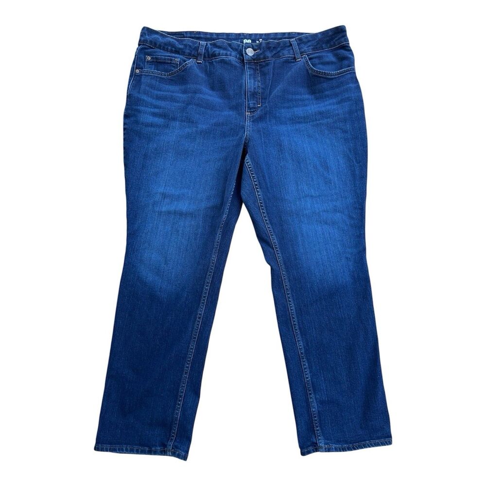 Lee Jeans 24W Med Women Regular Fit Straight Leg Mid Rise Stretch